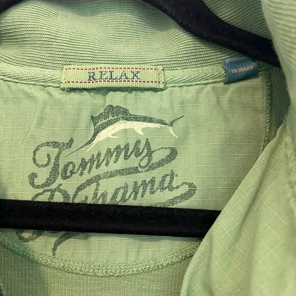 Tommy Bahama Men's Relaxed Fit Quarter Zip Pullover in Green Size‎ M - Picture 5 of 9